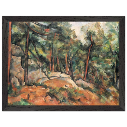 In the Forest by Paul Cézanne — Framed art print at Zephyeer