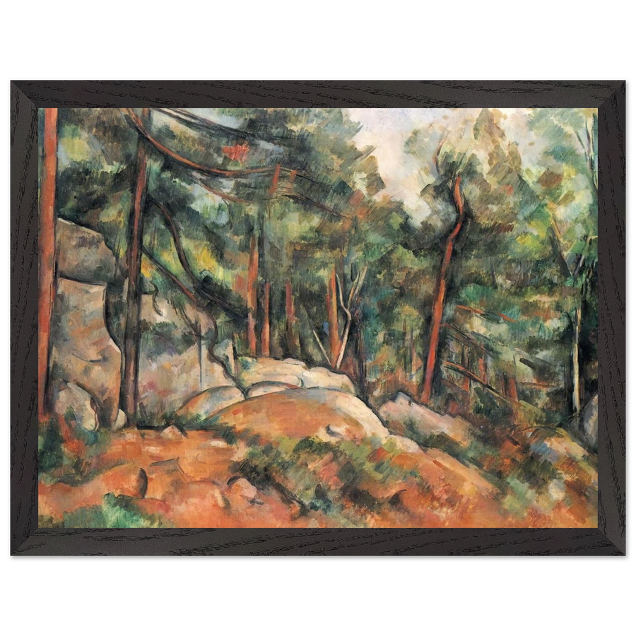 In the Forest by Paul Cézanne — Framed art print at Zephyeer