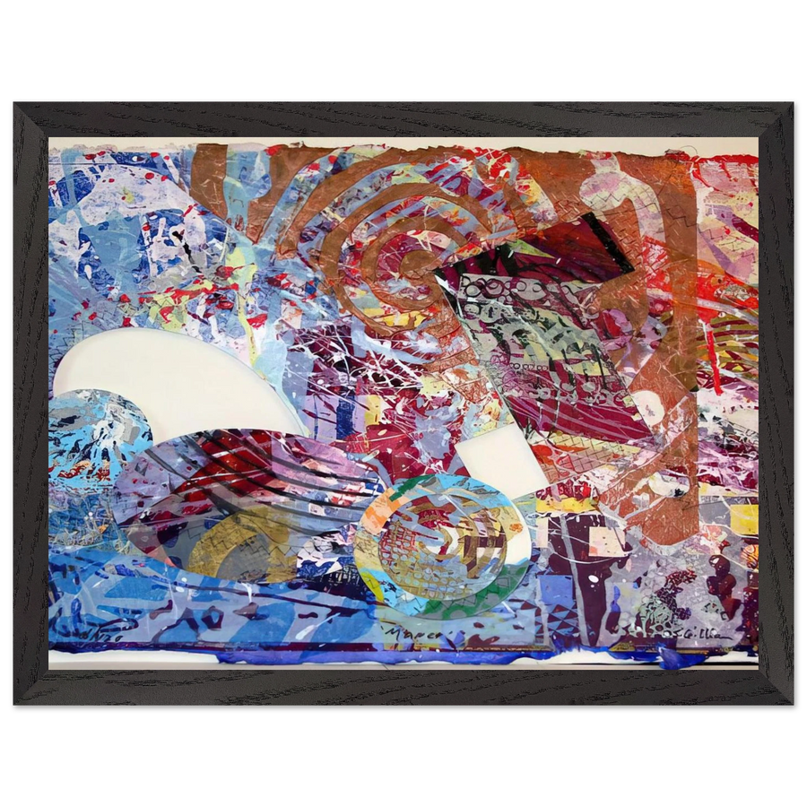 Manet II by Sam Gilliam — Framed art print at Zephyeer