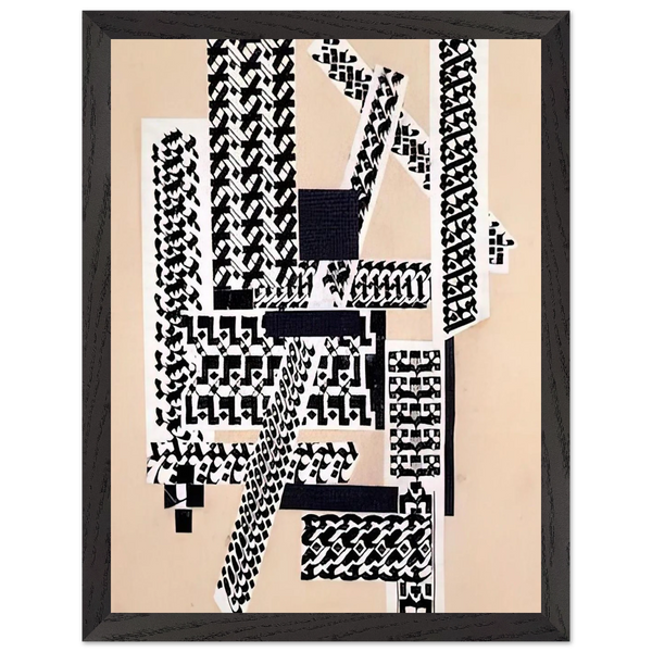 REED PEN COLLAGE 1922 by Hannah Hoch — Framed art print at Zephyeer