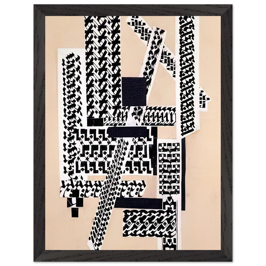 REED PEN COLLAGE 1922 by Hannah Hoch — Framed art print at Zephyeer