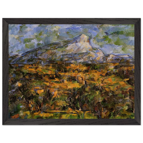 Mont Sainte-Victoire Seen from les Lauves by Paul Cézanne — Framed art print at Zephyeer