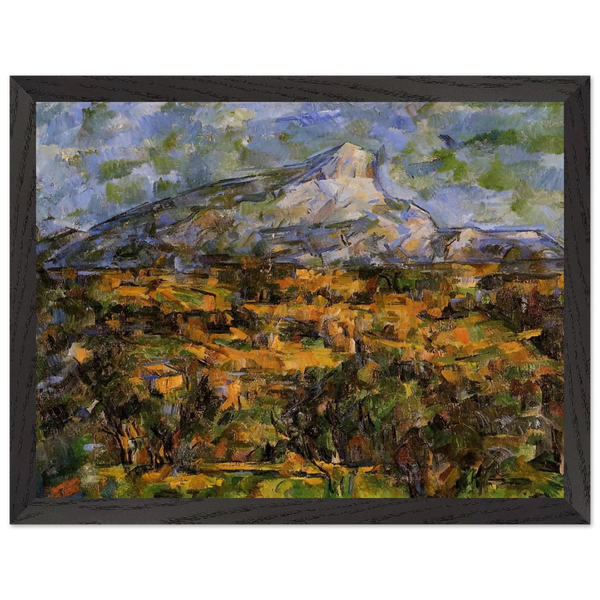 Mont Sainte-Victoire Seen from les Lauves by Paul Cézanne — Framed art print at Zephyeer