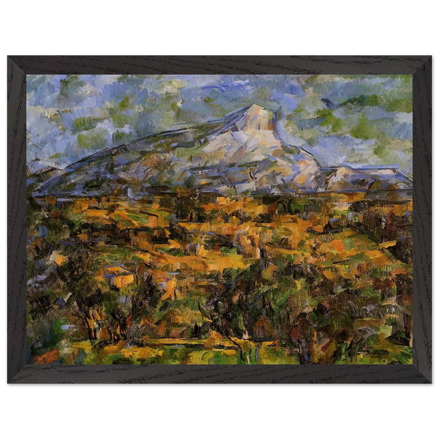 Mont Sainte-Victoire Seen from les Lauves by Paul Cézanne — Framed art print at Zephyeer