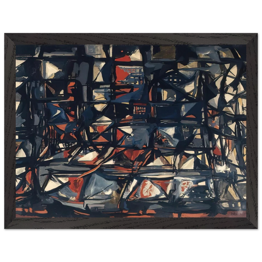 Untitled - 1955 by Maria Helena Vieira da Silva — Framed art print at Zephyeer