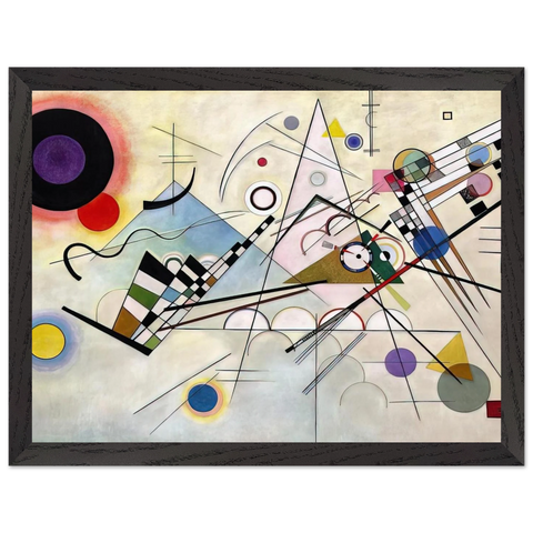 COMPOSITION 8 1923 by Wassily Kandinsky — Framed art print at Zephyeer
