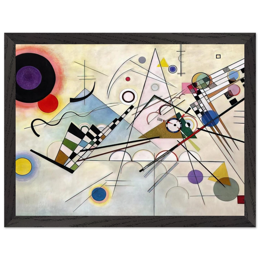 COMPOSITION 8 1923 by Wassily Kandinsky — Framed art print at Zephyeer