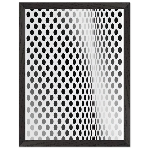 PAUSE 1964 by Bridget Riley — Framed art print at Zephyeer