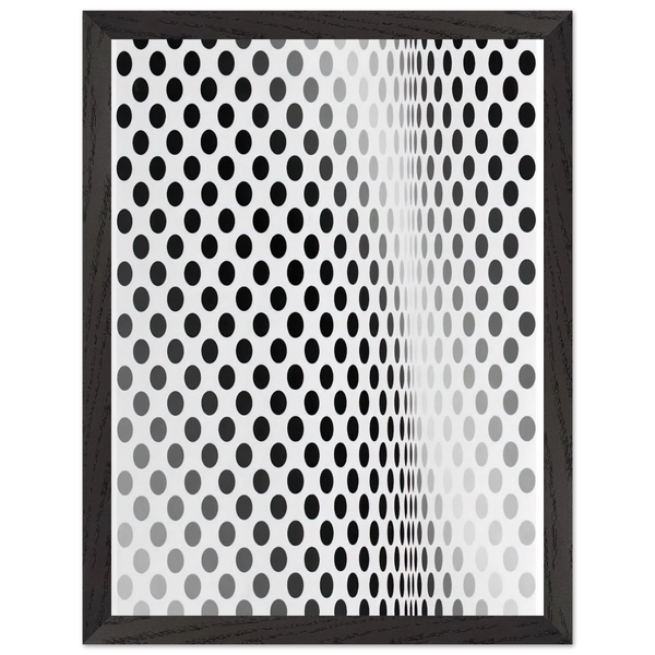 PAUSE 1964 by Bridget Riley — Framed art print at Zephyeer