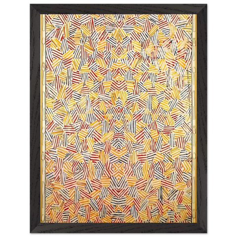 DANCERS ON A PLANE by Jasper Johns — Framed art print at Zephyeer
