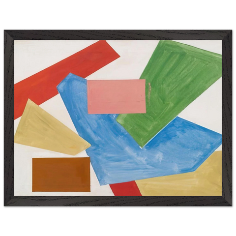 Abstraction in White by Hans Hofmann — Framed art print at Zephyeer