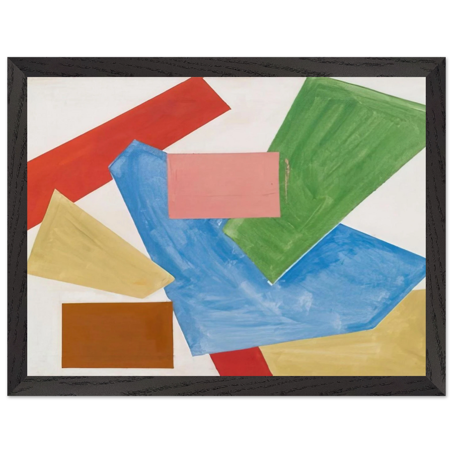 Abstraction in White by Hans Hofmann — Framed art print at Zephyeer