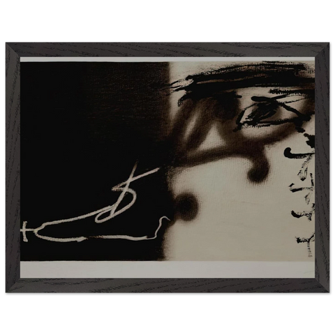 DIVIS 1983 by Antoni Tapies — Framed art print at Zephyeer