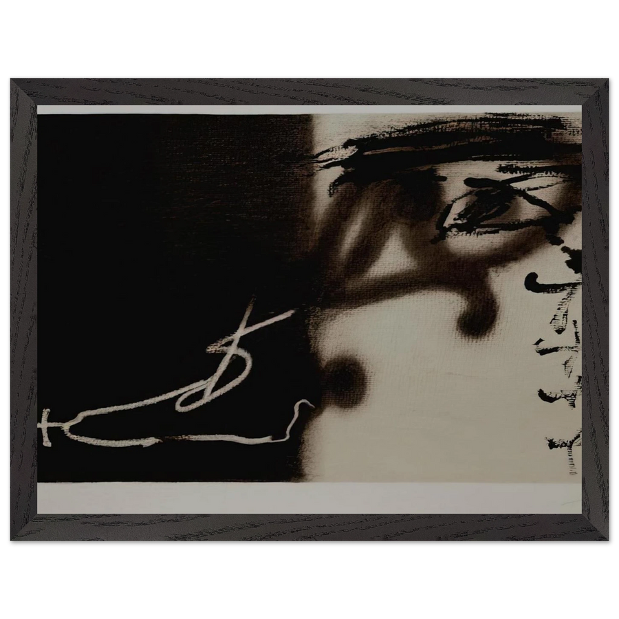 DIVIS 1983 by Antoni Tapies — Framed art print at Zephyeer