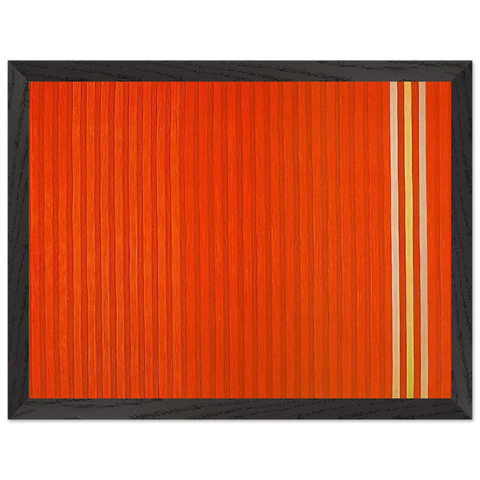 Red Devil - 1959 by Gene Davis — Framed art print at Zephyeer