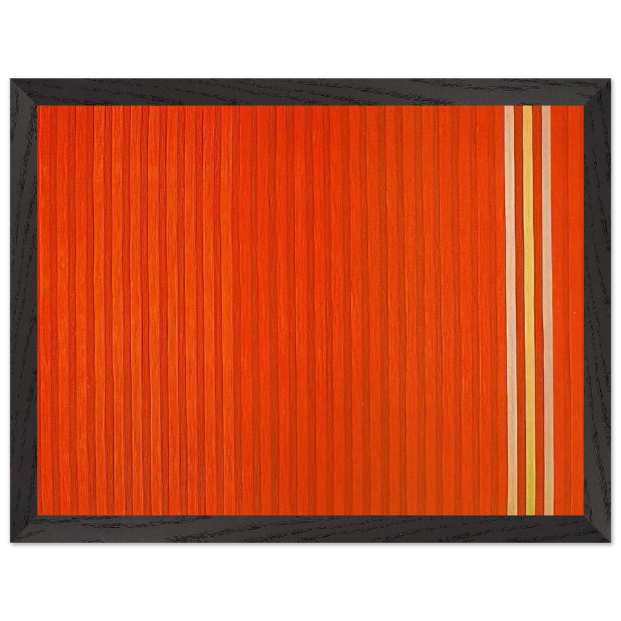 Red Devil - 1959 by Gene Davis — Framed art print at Zephyeer