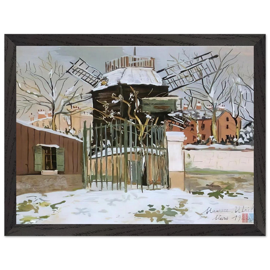 MOULIN DE LA GALETTE 2 by Maurice Utrillo — Framed art print at Zephyeer