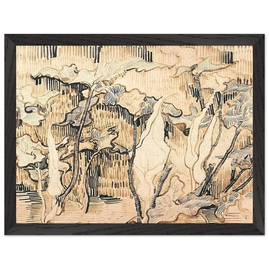 Arums by Vincent van Gogh — Framed art print at Zephyeer