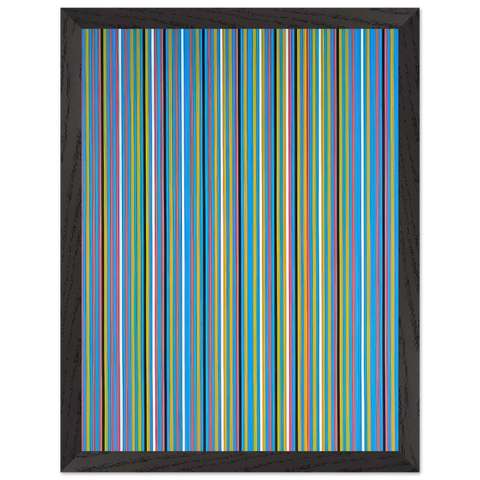 ACHEAN 1981 by Bridget Riley — Framed art print at Zephyeer