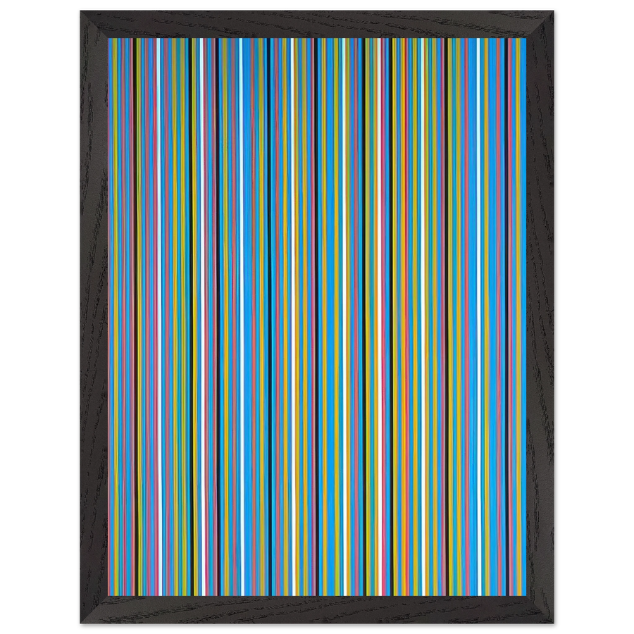 ACHEAN 1981 by Bridget Riley — Framed art print at Zephyeer