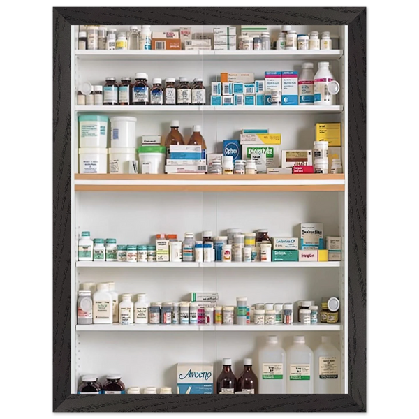 BODIES 1989 by Damien Hirst — Framed art print at Zephyeer