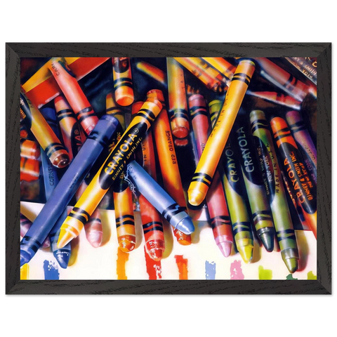 CRAYOLA 1973 by Audrey Flack — Framed art print at Zephyeer