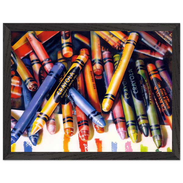 CRAYOLA 1973 by Audrey Flack — Framed art print at Zephyeer