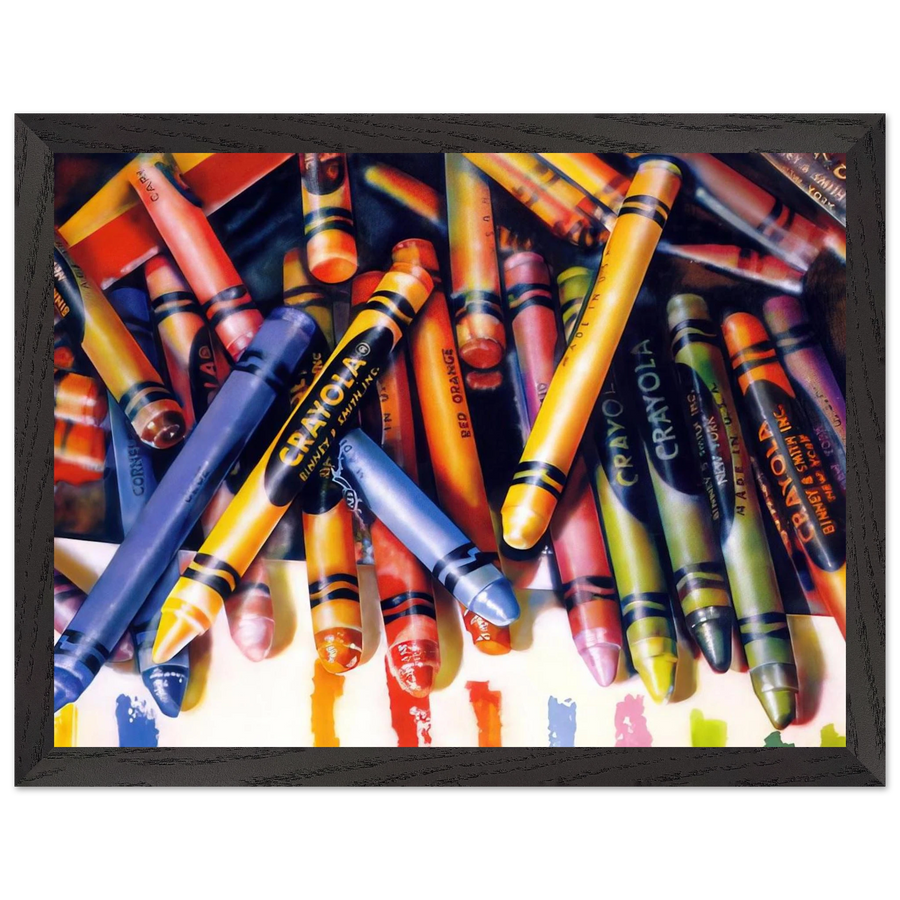 CRAYOLA 1973 by Audrey Flack — Framed art print at Zephyeer