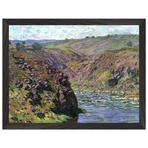 Valley of the Creuse, Sunlight Effect by Claude Monet — Framed art print at Zephyeer