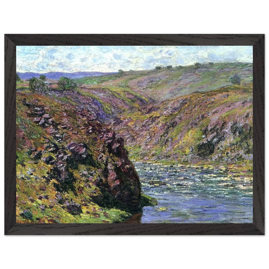 Valley of the Creuse, Sunlight Effect by Claude Monet — Framed art print at Zephyeer
