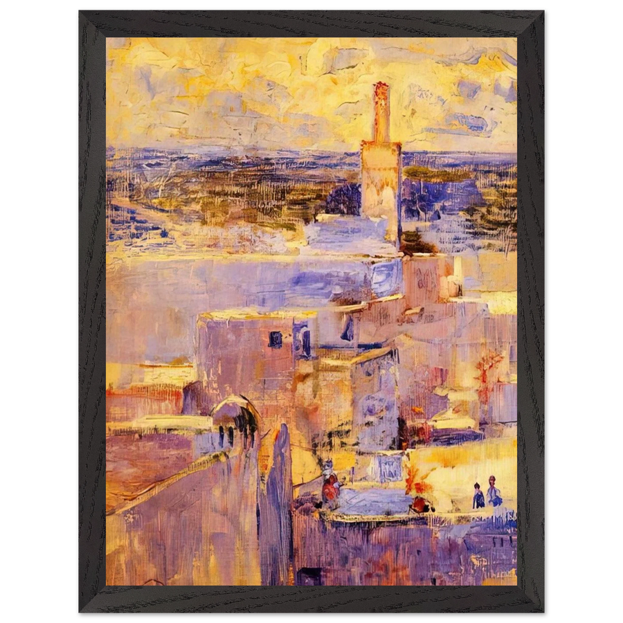 VIEW OF MEKNES MOROCCO by Theo van Rysselberghe — Framed art print at Zephyeer