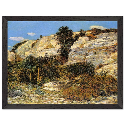 Lyman's Ledge, Appledore by Childe Hassam — Framed art print at Zephyeer