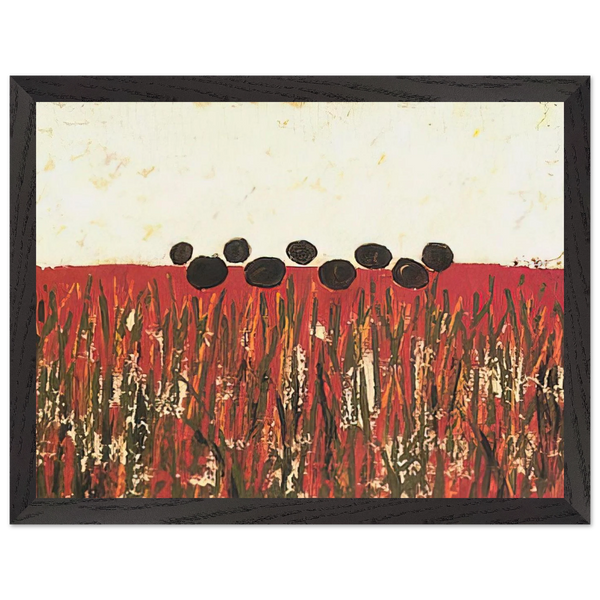 Symbol of Flowers - 1951 by Forrest Bess — Framed art print at Zephyeer