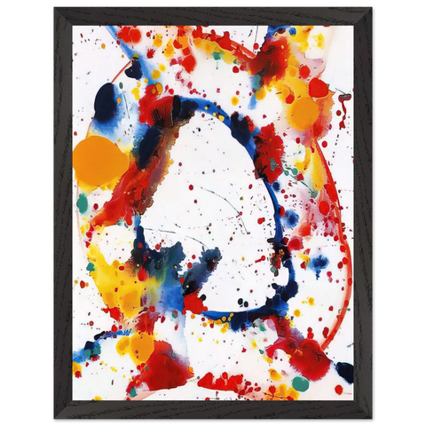 Untitled  Holy Hole by Sam Francis — Framed art print at Zephyeer