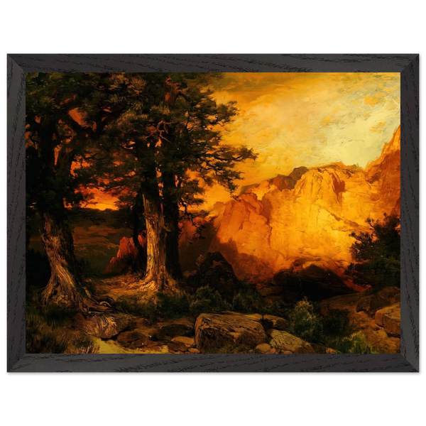 The Grand Canyon by Thomas Moran — Framed art print at Zephyeer