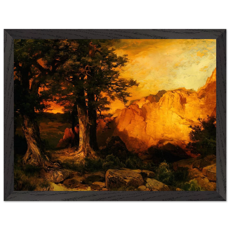 The Grand Canyon by Thomas Moran — Framed art print at Zephyeer
