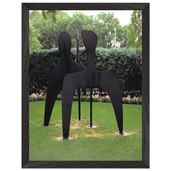 THREE BOLLARDS 1970 by Alexander Calder — Framed art print at Zephyeer