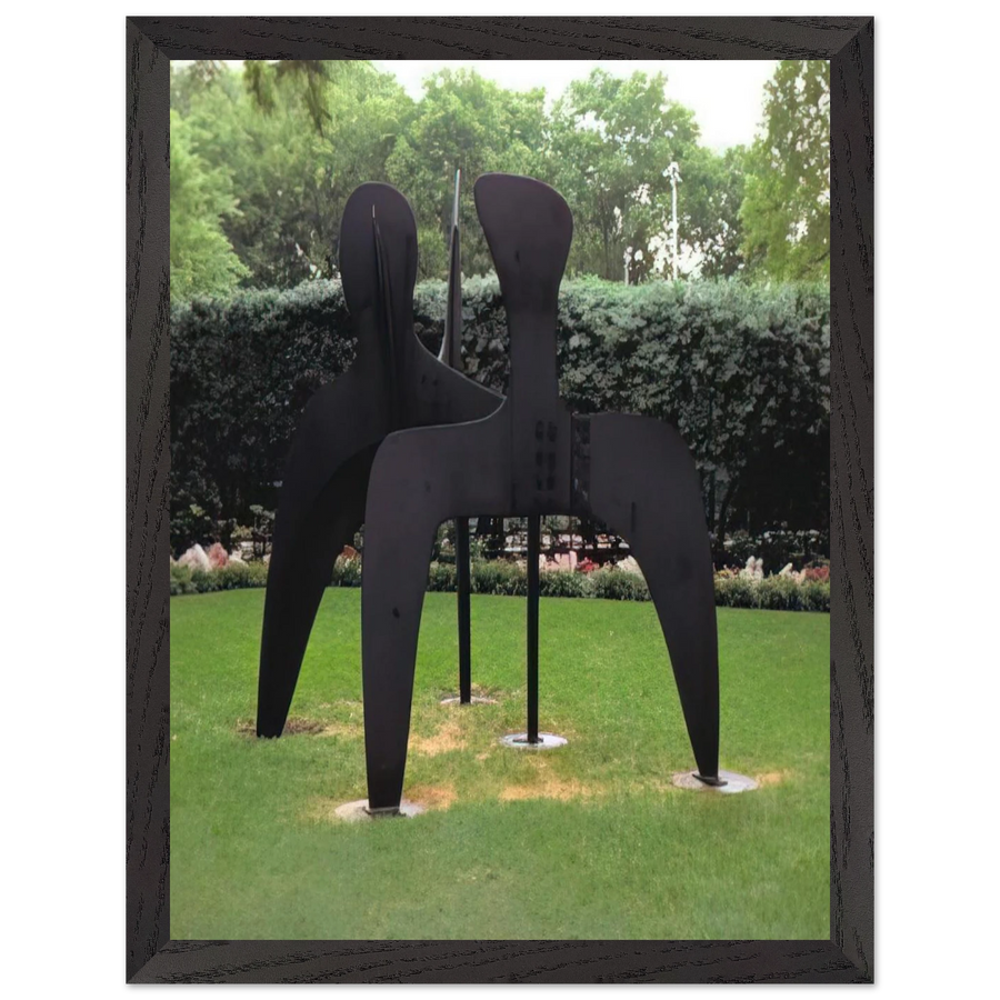 THREE BOLLARDS 1970 by Alexander Calder — Framed art print at Zephyeer