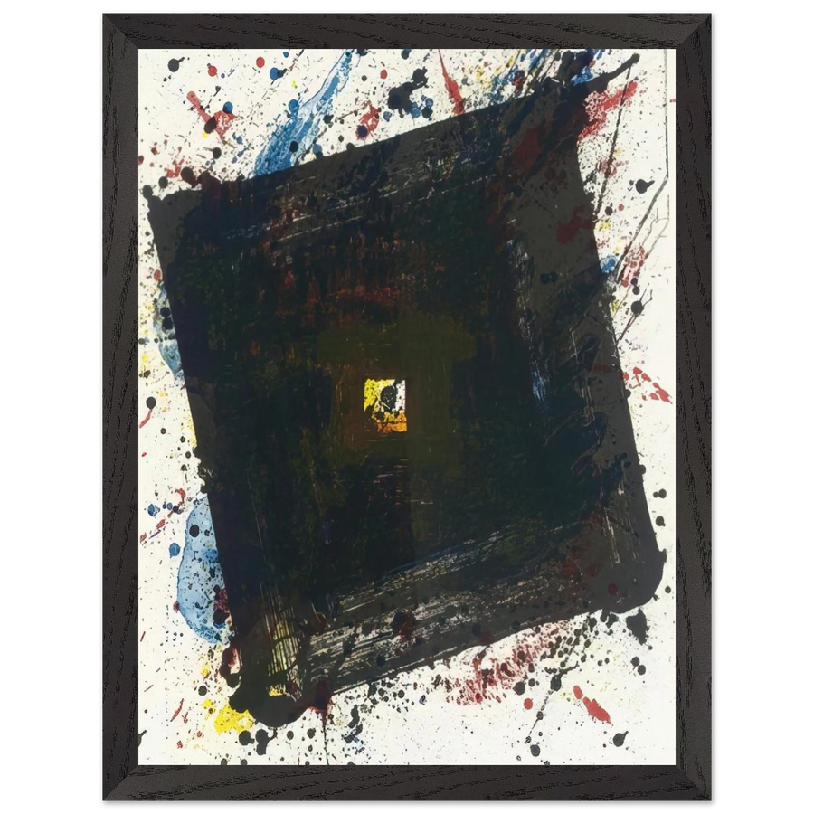 Dark and Fast by Sam Francis — Framed art print at Zephyeer