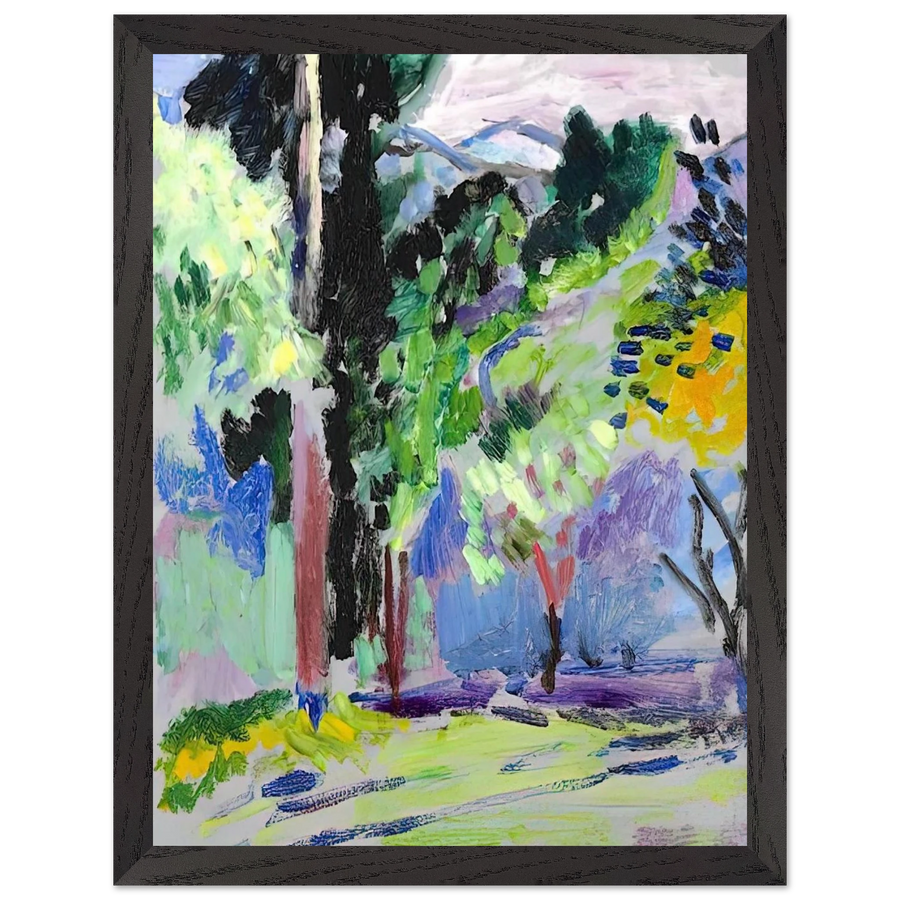 PAYSAGE A COLLIOURE 1905 by Henri Matisse — Framed art print at Zephyeer
