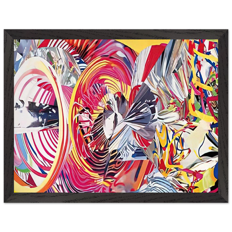 Stowaway Peers Out at the Speed of Light by James Rosenquist — Framed art print at Zephyeer