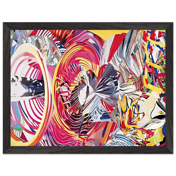 Stowaway Peers Out at the Speed of Light by James Rosenquist — Framed art print at Zephyeer