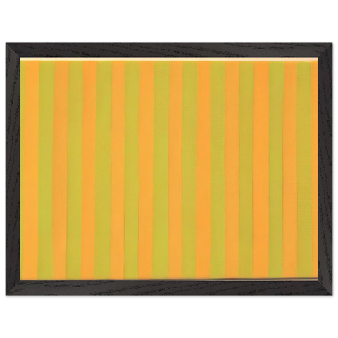Two Yellows - 1959 by Gene Davis — Framed art print at Zephyeer
