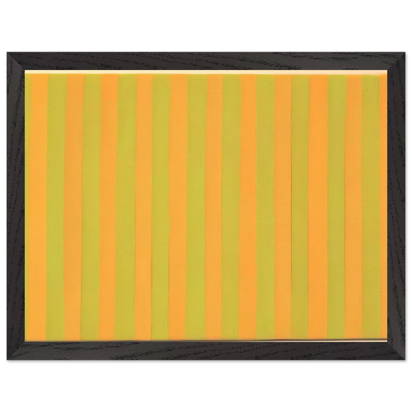 Two Yellows - 1959 by Gene Davis — Framed art print at Zephyeer