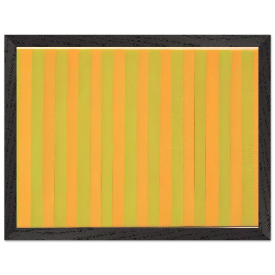 Two Yellows - 1959 by Gene Davis — Framed art print at Zephyeer