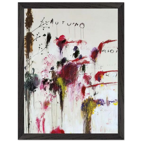 Quattro Stagioni II. Autunno by Cy Twombly — Framed art print at Zephyeer
