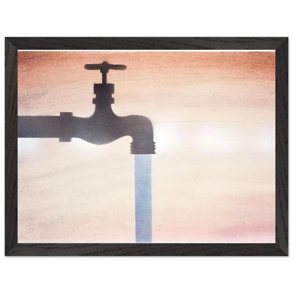 FAUCET by Edward Ruscha — Framed art print at Zephyeer