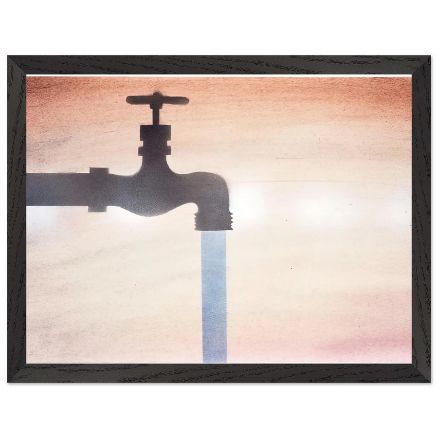FAUCET by Edward Ruscha — Framed art print at Zephyeer