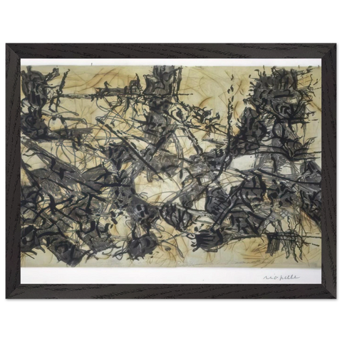 Constructions chimériques by Jean-Paul Riopelle — Framed art print at Zephyeer