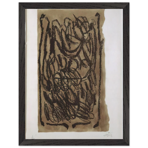 EL PA A LA BARCA 1963 by Antoni Tapies — Framed art print at Zephyeer